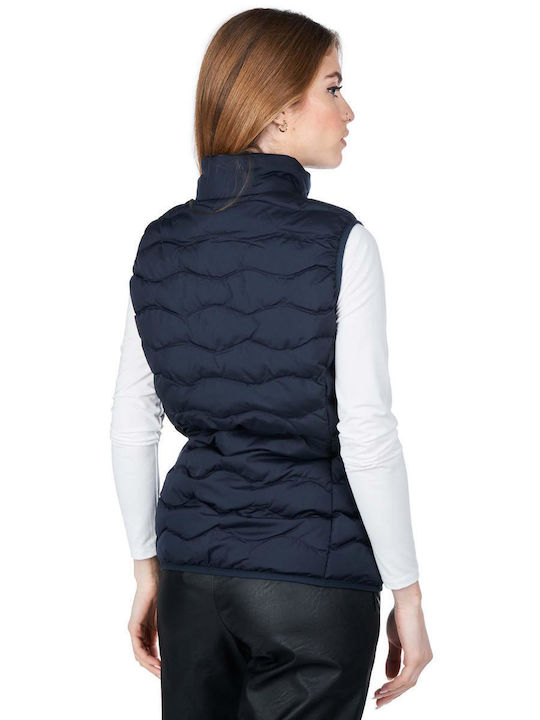 Emporio Armani Sleeveless Jacket Puffer Navy Blue