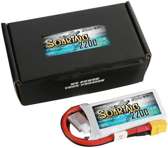 Gens Ace Soaring Μπαταρία Li-Po 7.4V 2200mAh 20C 2S XT60 για Τηλεκατευθυνόμενο