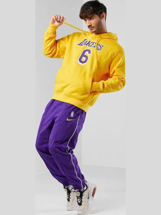 NBA Los Angeles Lakers Lebron James Φούτερ με Κουκούλα Amarillo
