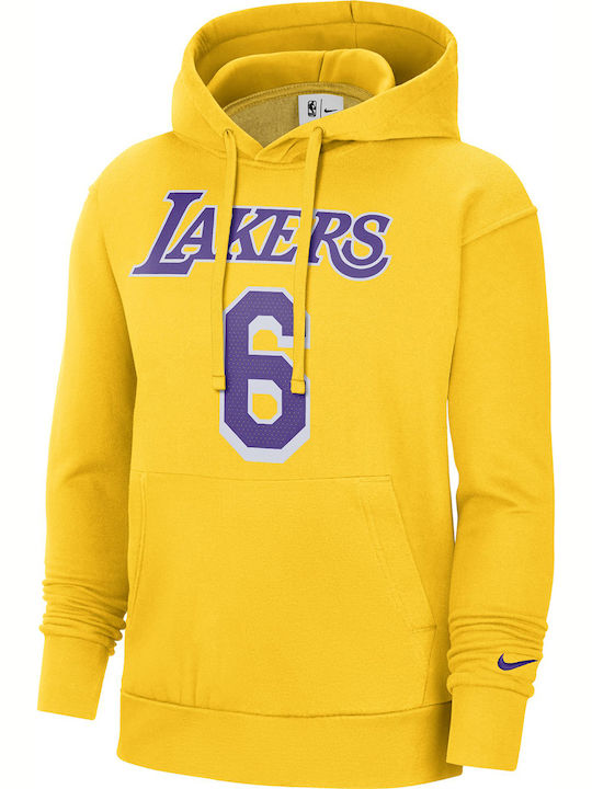 NBA Los Angeles Lakers Lebron James Φούτερ με Κουκούλα Amarillo