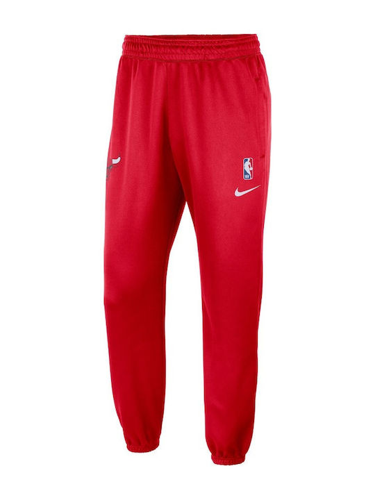 Herren-Sweatpants Dri-FIT Glänzend mit Elastikbündchen Rote