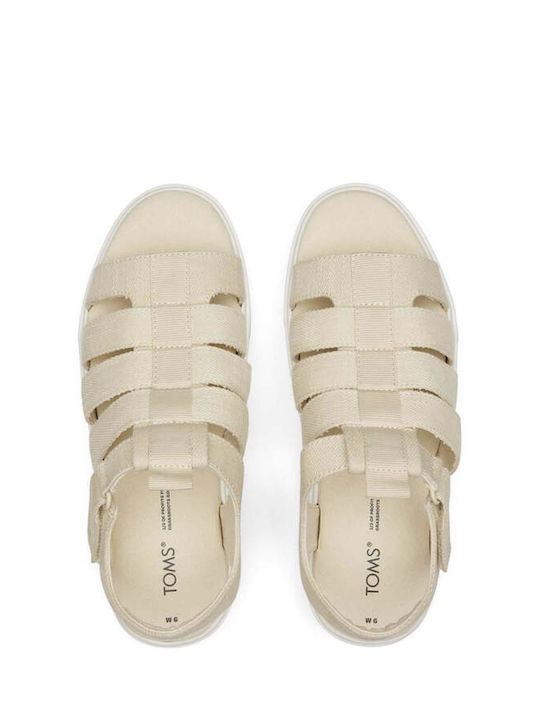 Fisherman Lug Women's Flat Sandals Natural