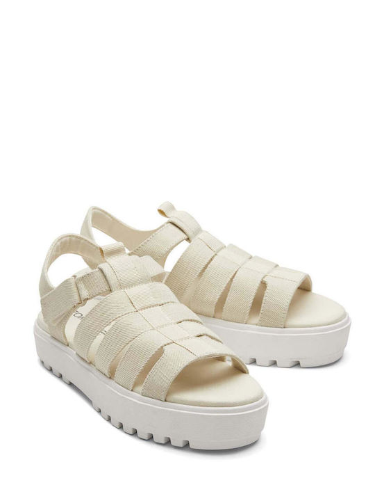 Fisherman Lug Women's Flat Sandals Natural