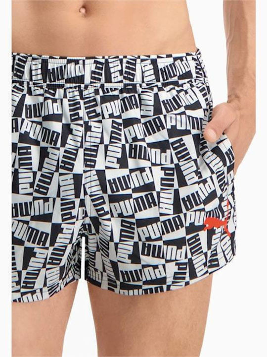 Men's Swimwear Shorts Black with Patterns