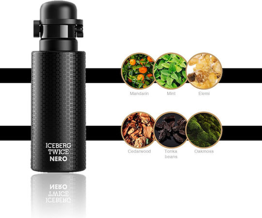 Iceberg Twice Nero Pour Homme Eau de Toilette 75ml