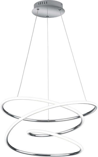 Trio Lighting Bologna Hängelampe Weiß 50x150cm