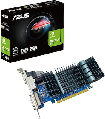 Asus GeForce GT 710 2GB GDDR3 Κάρτα Γραφικών