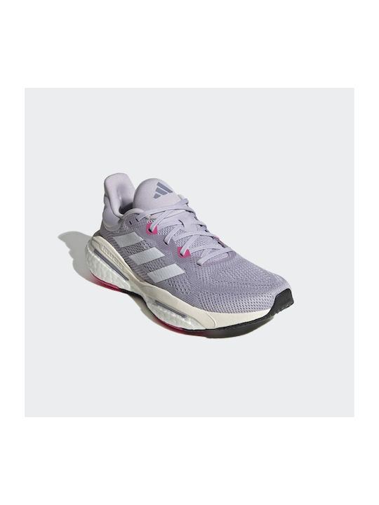 Solarglide 6 Damen Sportschuhe Laufen Silver Dawn / Cloud White / Pulse Magenta