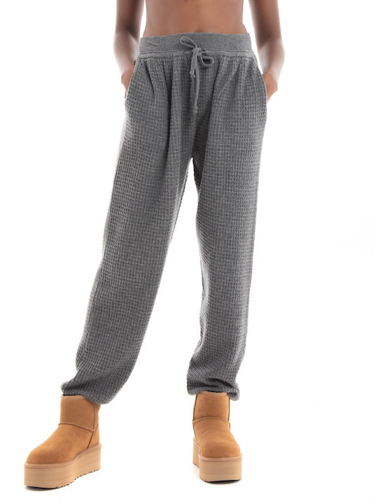 Crossley Wellir Women's High Waist Sweatpants Gray