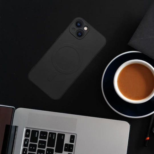 Mag Back Cover Σιλικόνης Μαγνητικό Μπλε (iPhone 14 Pro Max)