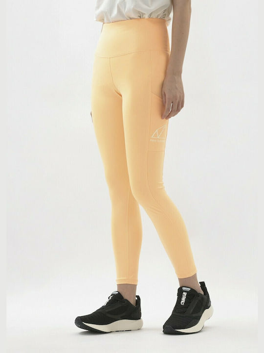All Terrain Women's Long Training Legging High Waisted Peach