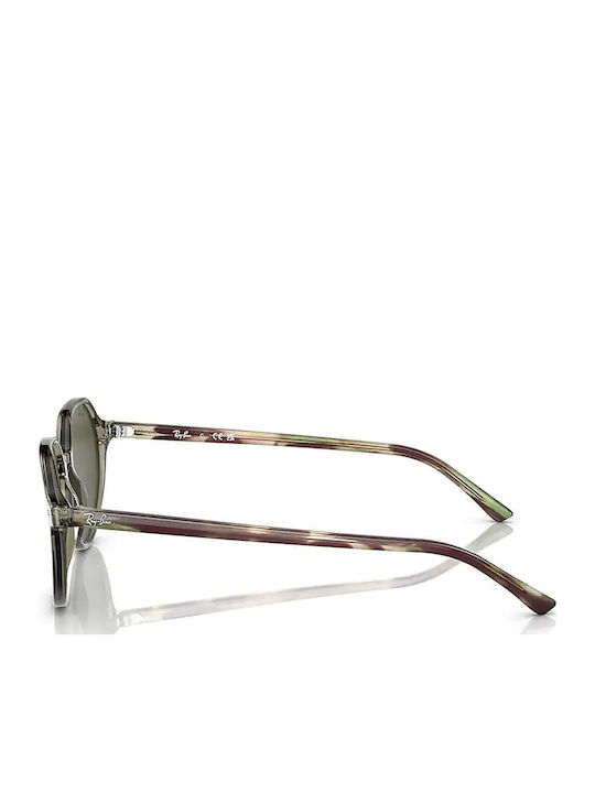 Ray Ban Thalia Unisex Γυαλιά Ηλίου με Πράσινο Κοκκάλινο Σκελετό και Πράσινο Καθρέφτη Φακό RB2195 66355C