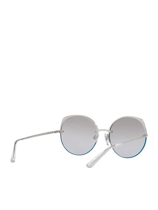 Vogue Women's Sunglasses with Silver Metal Frame and Silver Mirror Lens VO4081S 323/7A