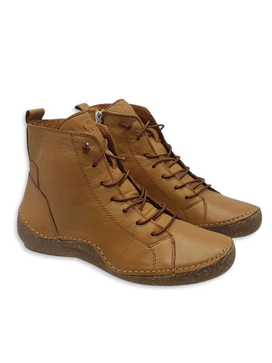 Women's boots / SAFE STEP / KA14844 / CAMEL