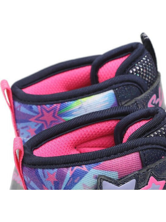 Sweer Starz Kids Snow Boots with Velcro & Lights Multicolored