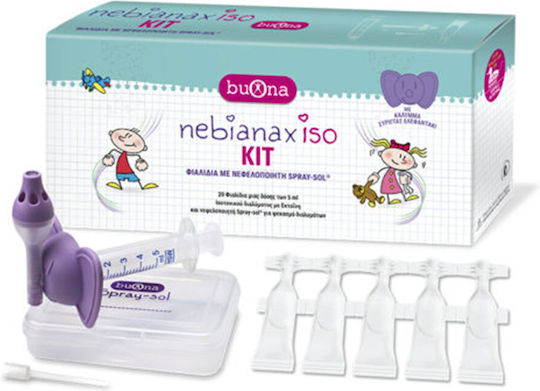 Buona Nebianax Iso Kit Αμπούλες Φυσιολογικού Ορού για Παιδιά 20 x 5ml