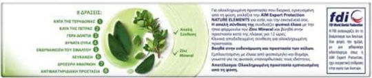 AIM Nature Elements Expert Protection Οδοντόκρεμα για Πλάκα & Τερηδόνα Φακόμηλο & Θυμάρι 75ml
