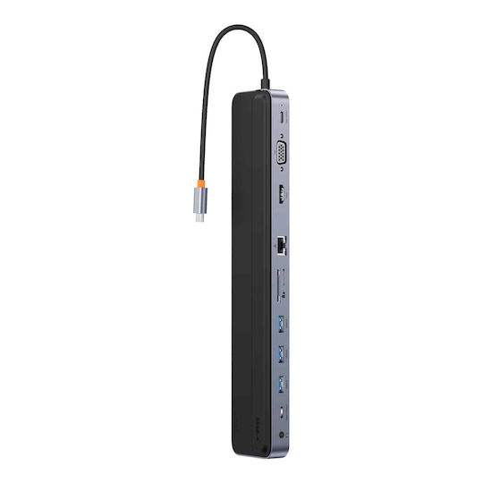 Baseus EliteJoy Gen2 USB-C Stație de andocare cu HDMI 4K PD Ethernet Gri