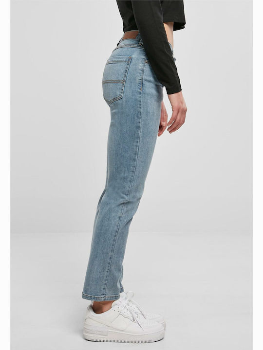 Talie joasă Blugi de damă cu croială dreaptă Light Blue Washed