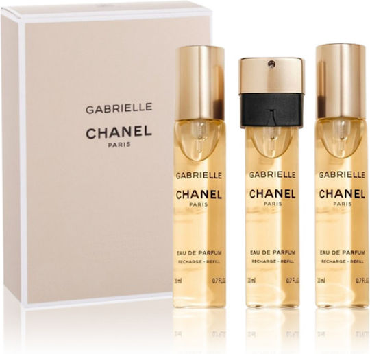 Chanel Gabrielle Twist & Spray Refills Damen Set mit Eau de Parfum 3Stück