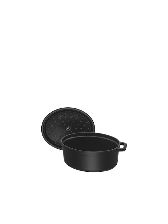 Staub Oval Cocotte Γάστρα Οβάλ Μαντεμένια 33x33cm 6.7lt