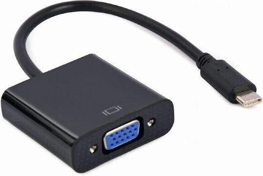 Cablexpert Конвертор USB-C мъжки към VGA женски 1бр (A-CM-VGAF-01)