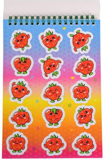 Alta Karta Fruitysquad Блокнот Спирала A5 Червен