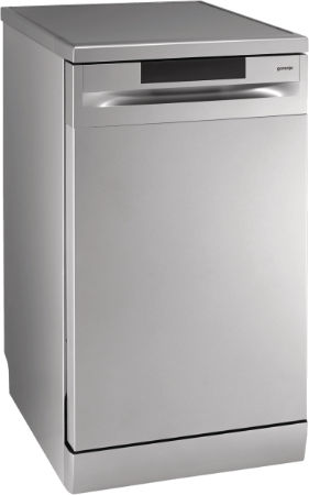 Gorenje Ελεύθερο Πλυντήριο Πιάτων για 9 Σερβίτσια Π44.8xY84.5εκ. Inox