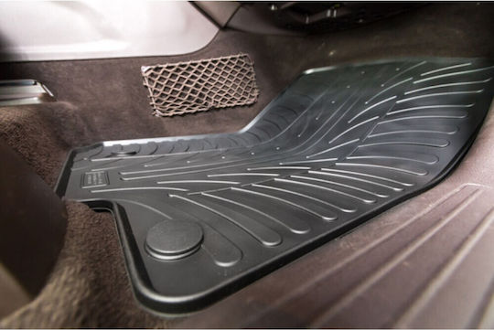 Gledring Set of Front and Rear Mats 4pcs Tray Type for Skoda Yeti 2013+ Black