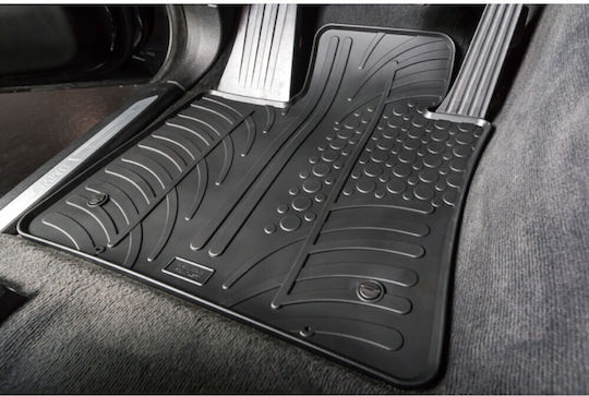 Gledring Set of Front and Rear Mats 4pcs Tray Type for Skoda Yeti 2013+ Black