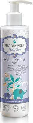 Pharmasept New Born Essentials Set De Îngrijire Baie Extra Sensitive 250ml & Cremă Calmanta 150ml & Cremă Extra Calmă 150ml 3 Bucăți