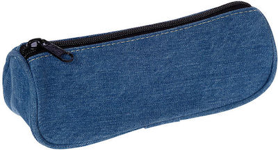 Lyc Sac Eclair Flashy Pencil Case Barrel with 1 Compartment Blue