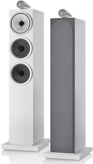 Bowers & Wilkins 703 S3 Pereche Boxe Hi-Fi pardoseală 200W L19.2xA31.6xÎ101cm. Alb