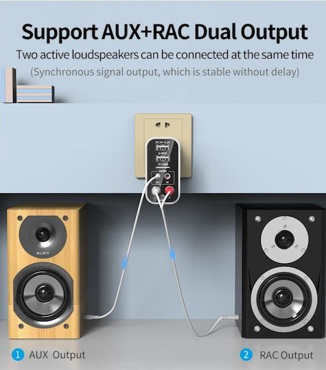 Andowl v5 Bluetooth 5 Receiver Transmitter with USB Output Port