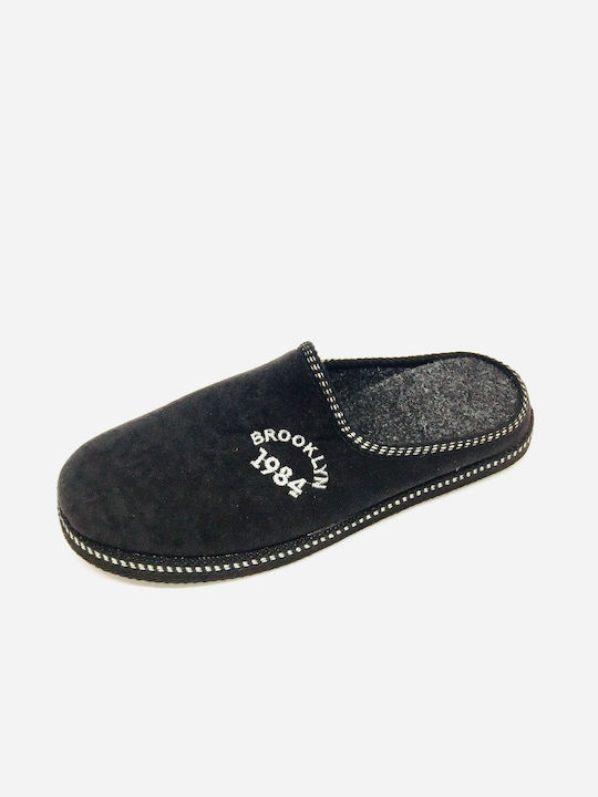 Dicas Men's Slipper Black