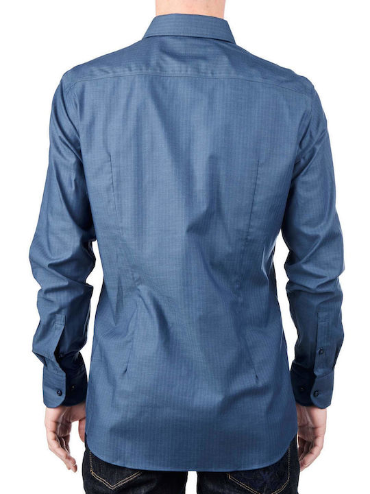 Hugo Boss Men's Shirt Long Sleeve Blue Raf