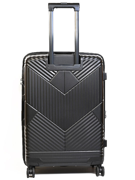 Airtex Paris J2MD08 Μεγάλη Βαλίτσα Ταξιδίου Σκληρή Γκρι με 4 Ρόδες Ύψους 75εκ.