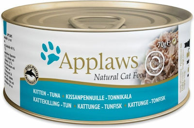 Applaws in Jelly Nasses Katzenfutter für Katze in Beutel mit Thunfisch 70gr