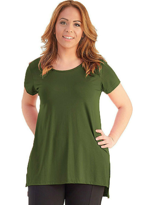 Bluze Damă T-shirt Kaki
