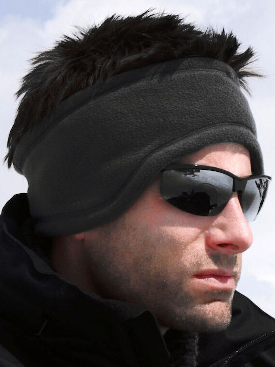 RC140X Unisex Fleece Headband in Black color RC140X
