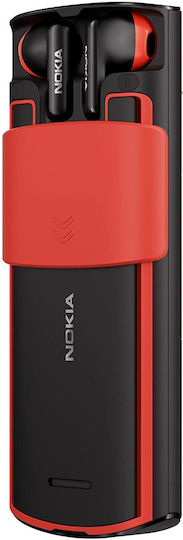 Nokia 5710 XpressAudio Dual SIM Mobile with Buttons Black/Red