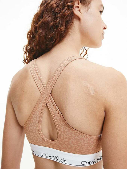 Women's Sports Bra with Light Padding Beige QF1654E-796