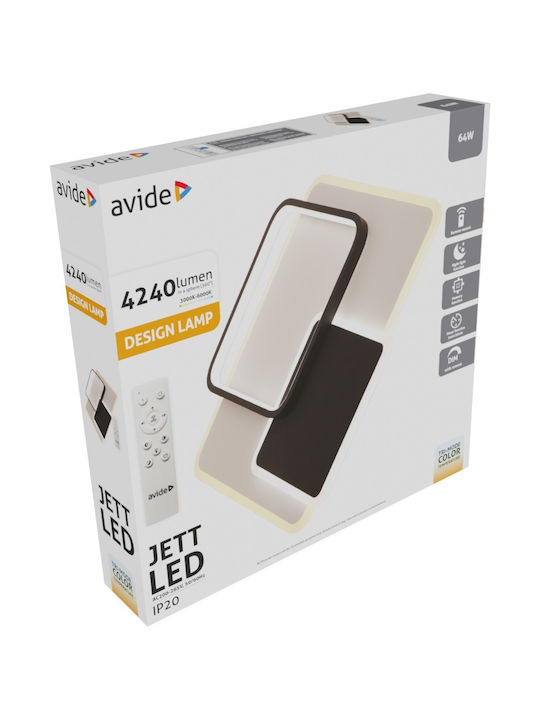 Avide ADO3S-JET-2.4G Modern Plastic Ceiling Light with Integrated LED 45pcs Multicolour