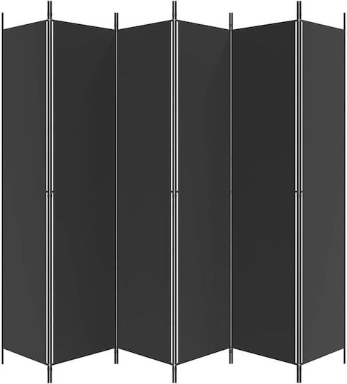 vidaXL Decorativ Paravan Tesatura cu 6 Panouri 300x220cm