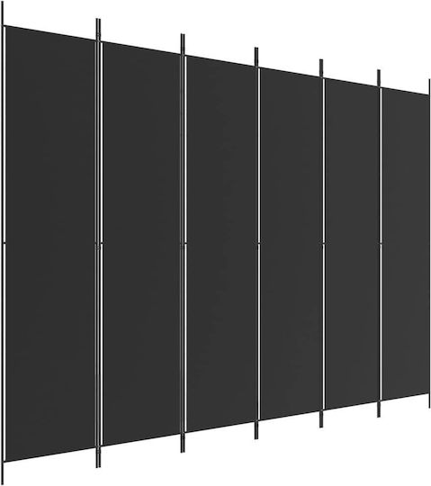 vidaXL Dekorativer Raumteiler Stoff mit 6 Paneelen 300x220cm vidaXL Dekorativer Raumteiler Stoff mit 6 Paneelen 300x220cm