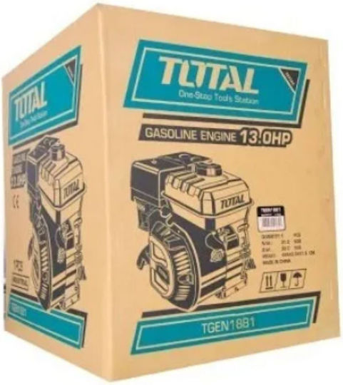 Total Κινητήρας Βενζίνης 389cc 13hp με Σφήνα (Ρεζερβουάρ 6lt)