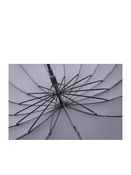 Rain Regenschirm mit Gehstock Schwarz