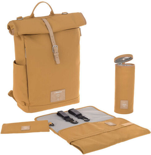 Laessig Diaper Bag Rolltop Curry 30x14.5x46cm.