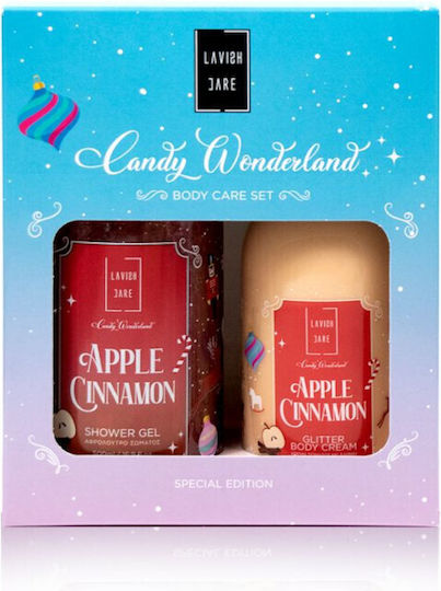 Lavish Care Holly Jolly Apple Pie Σετ Περιποίησης για Ενυδάτωση & Καθαρισμό Σώματος 3τμχ
