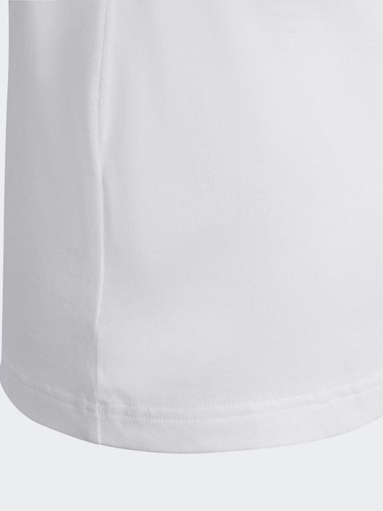 Kinder-T-Shirt Weiß Future Icons 3-Stripes